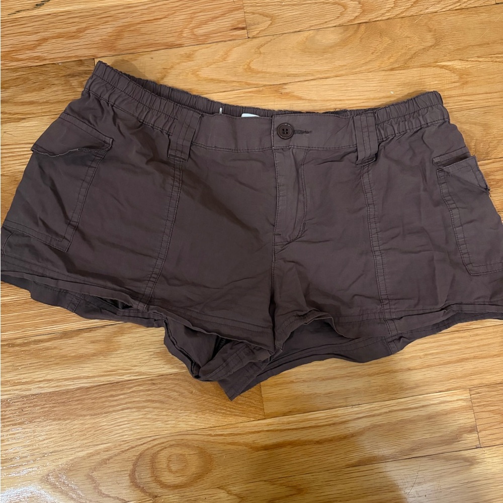 PacSun Dark Brown Cargo Shorts